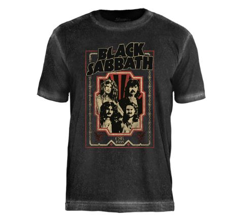 Camiseta Especial Black Sabbath BS Photo 1968