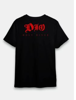 Camiseta Dio Holy Diver - verso