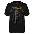 Camiseta Infantil Metallica Hetfield Iron Cross Guitar 1