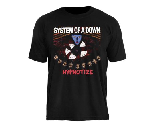 Camiseta System Of A Down Hypnotize