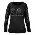 Camiseta Feminina Manga Longa AC/DC Back In Black 1
