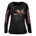 Camiseta Feminina Manga Longa Iron Maiden The Trooper 1