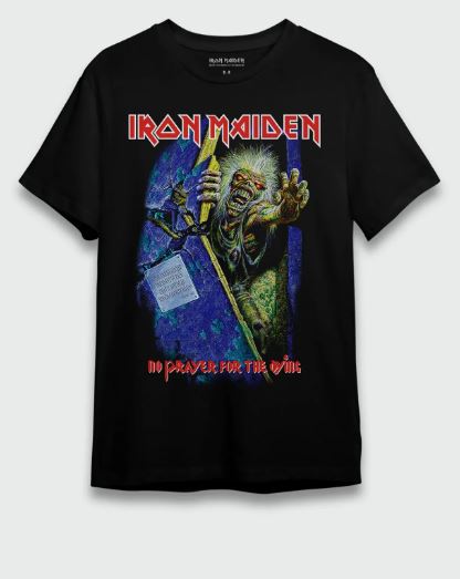 Camiseta Iron Maiden No Prayer For The Dying