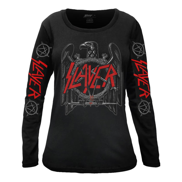Camiseta Feminina Manga Longa Slayer Eagle Tee