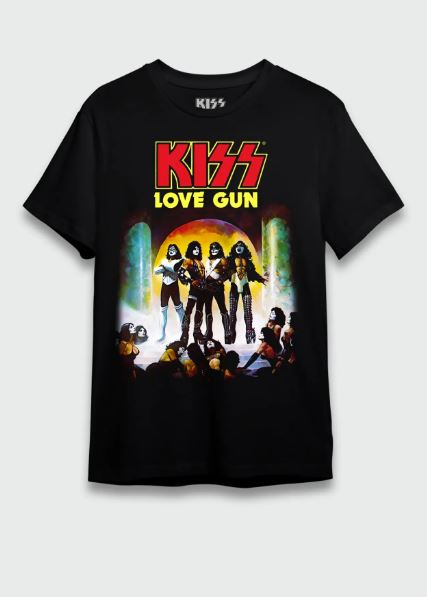 Camiseta KISS Love Gun