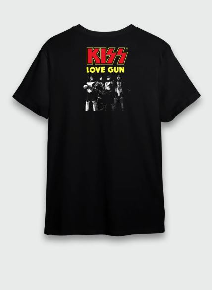 Camiseta KISS Love Gun