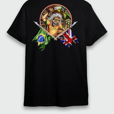 Camiseta Iron Maiden Brasil - verso