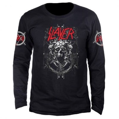 Camiseta Manga Longa Slayer The End is Near
