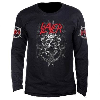 Camiseta Manga Longa Slayer The End is Near