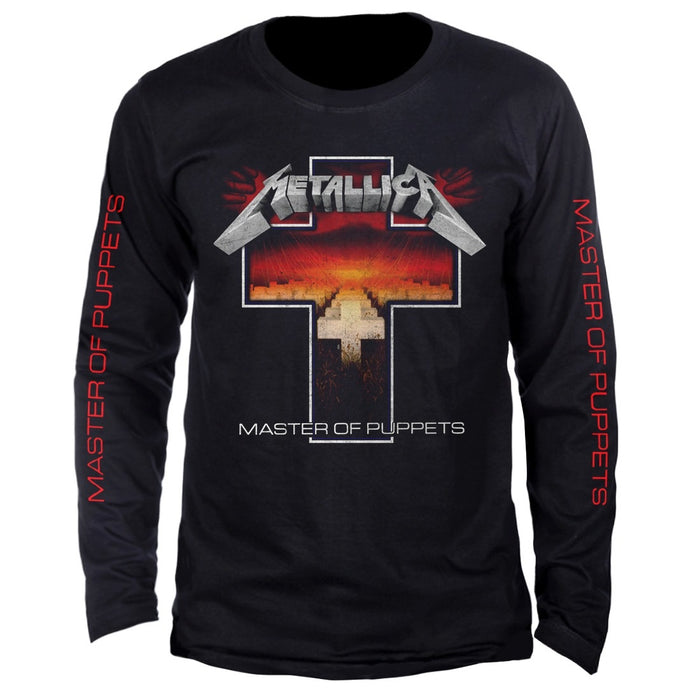 Camiseta Manga Longa Metallica Master Of Puppets