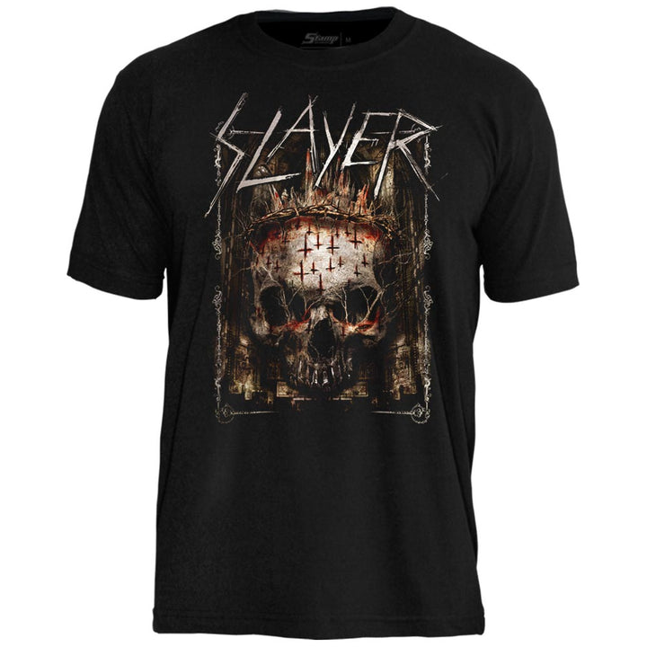 Camiseta Slayer Spiky Thorned Skull