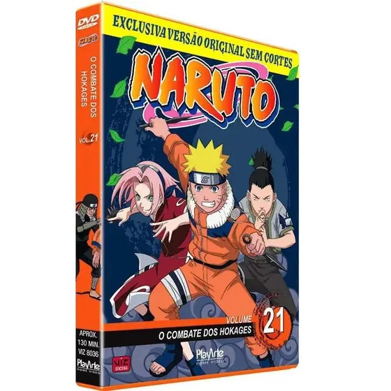 Naruto - O Combate Dos Hokages - Volume 21 - DVD