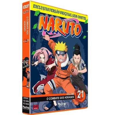 Naruto - O Combate Dos Hokages - Volume 21 - DVD - verso