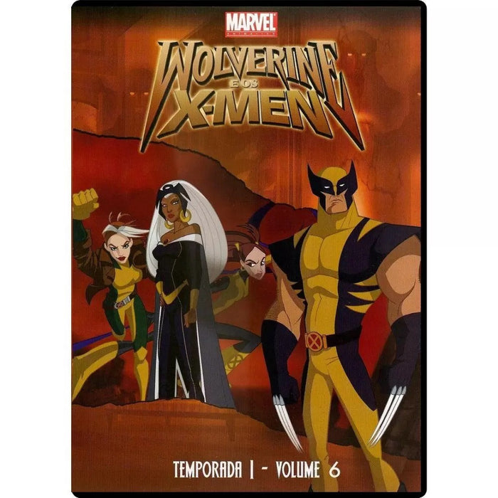 Wolverine E Os X-Men - Temp 1 - Vol 6  -  DVD