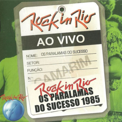Os Paralamas do Sucesso - Rock in Rio Ao Vivo 1985 - CD