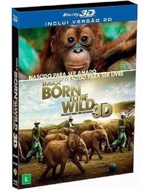 Imax Born To Be Wild: Blu Ray 3D + 2D