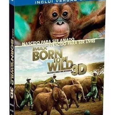 Imax Born To Be Wild: Blu Ray 3D + 2D