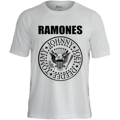 Camiseta Branca Rolling Stones