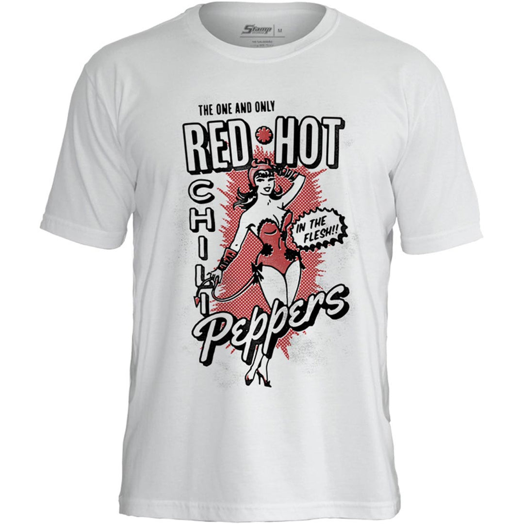 Camiseta Branca Red Hot Chili Peppers The One And Only