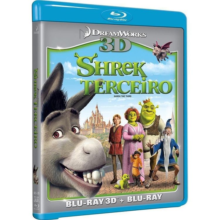 Shrek Terceiro - Blu Ray 3D