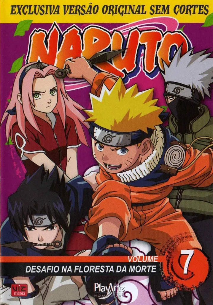 Naruto Volume 03 A Floresta Do Chakra Dvd Original Lacrado