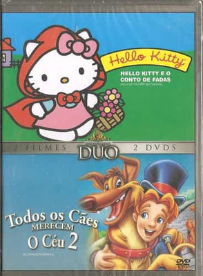 Duo: 2 Filmes: Hello Kitty e o Conto de Fadas + Todos os Cães Merecem o Céu 2 - DVD
