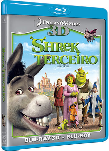 Shrek Terceiro - Blu Ray 3D + Blu Ray