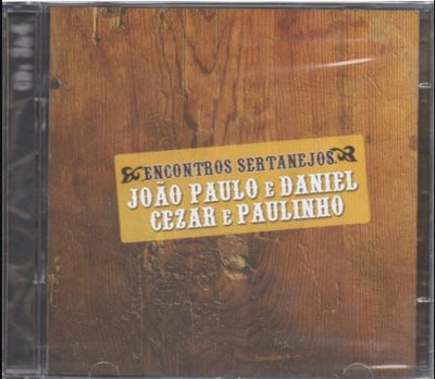 Encontros Sertanejos - João Paulo e Daniel, Cezar e Paulinho - CD Duplo