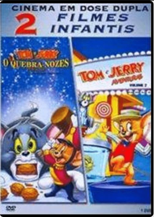 2 Filmes Infantis: Tom e Jerry: O Quebra Nozes, O Filme - Tom e Jerry Aventuras, Vol 2 - DVD