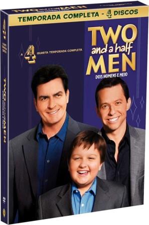 TWO AND A HALF MEN: DOIS HOMENS E MEIO: 4ª TEMPORADA -  DVD
