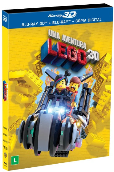 Uma Aventura Lego - Blu Ray 3D + Blu Ray + Cópia Digital