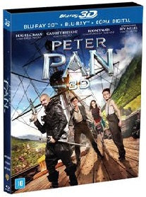 Peter Pan - Blu Ray 3D + Blu Ray + Cópia Digital