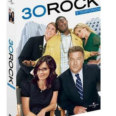 Um Maluco na TV (30Rock) - 3ª Temporada - 4 Discos - C/Luva - DVD