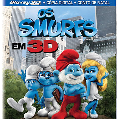 Os Smurfs - Blu Ray 3D + Blu Ray + Cópia Digital
