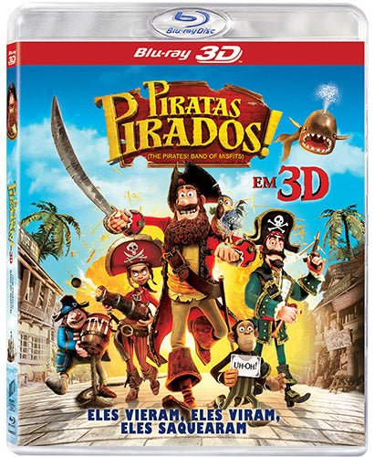 Piratas Pirados - Blu Ray 3D