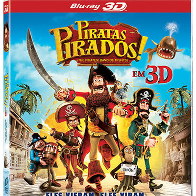 Piratas Pirados - Blu Ray 3D