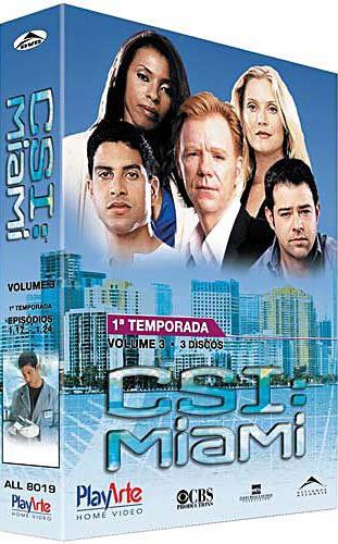 CSI Miami: Crime Scene Investigation - 1ª Temporada - Vol. 3 - DVD
