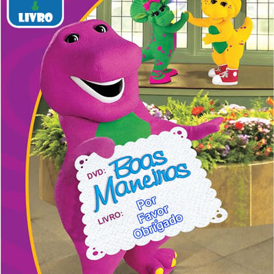 Barney - DVD: As Boas Maneiras + Livro: Por Favor e Obrigado - DVD + LIVRO