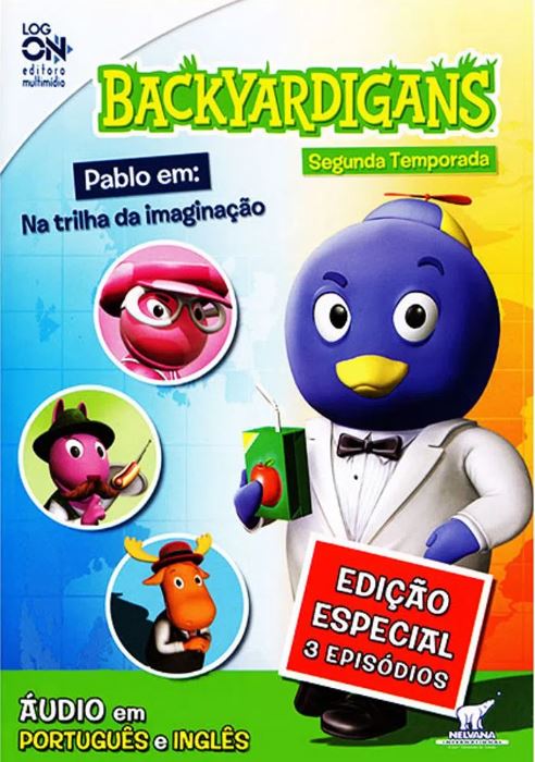 BACKYARDIGANS - PABLO EM: NA TRILHA DA IMAGINAÇÃO - DVD