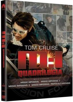 Missão Impossível: Quadrilogia - 4 Discos - C/Luva - DVD