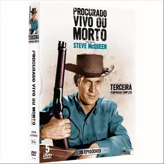 PROCURADO VIVO OU MORTO: 3ª TEMPORADA COMPLETA - DVD