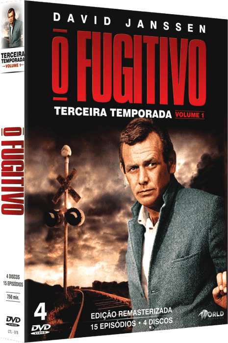 O Fugitivo - Terceira Temporada, Vol 1 - DVD