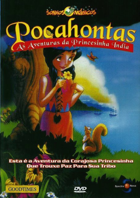 Pocahontas, As Aventuras da Princesinha Índia - DVD