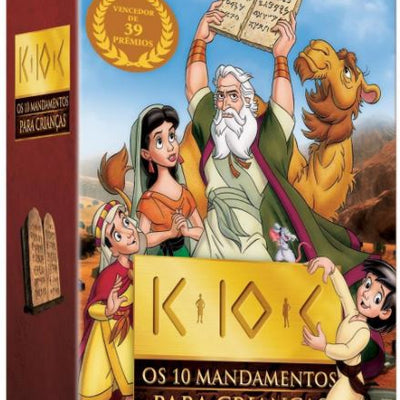 Os 10 Mandamentos para Crianças - 5 DVDS
