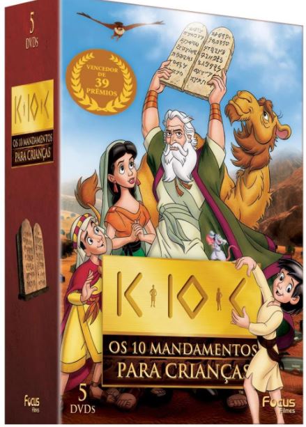 Os 10 Mandamentos para Crianças - 5 DVDS