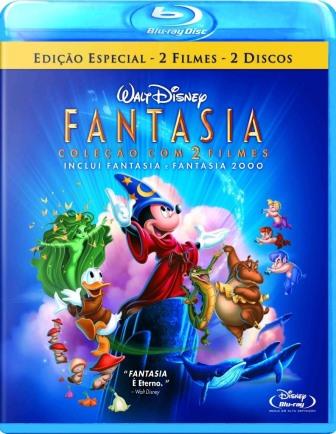 Fantasia: Coleção com 2 Filmes - Fantasia e Fantasia 2000 - Blu Ray