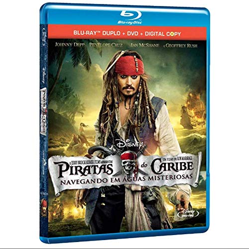 Piratas Do Caribe - Navegando Em Águas - Blu Ray Duplo + DVD + Digital Copy