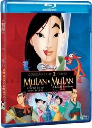 Coleção com 2 Filmes - Mulan: Edição de 15º Aniversario, Mulan II: A Saga Continua - Blu Ray