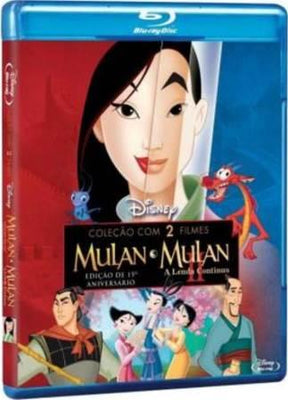 Coleção com 2 Filmes - Mulan: Edição de 15º Aniversario, Mulan II: A Saga Continua - Blu Ray