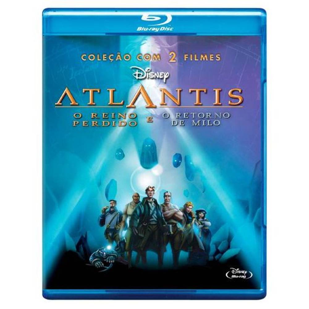 Coleção com 2 Filmes - Atlantis: O Reino Perdido e Atlantis: O Retorno de Milo - Blu Ray